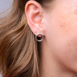 Basic, Single Silver Earring