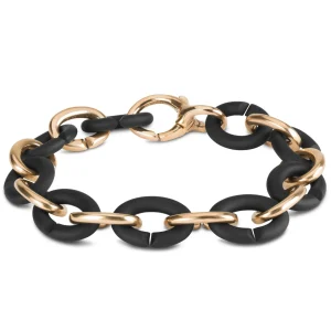 Black Half Bronze Bracelet