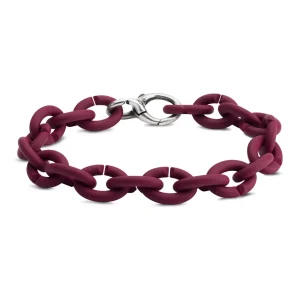 Bordeaux Silver Bracelet