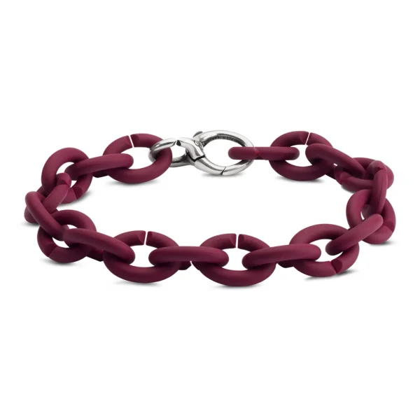 Bordeaux Silver Bracelet