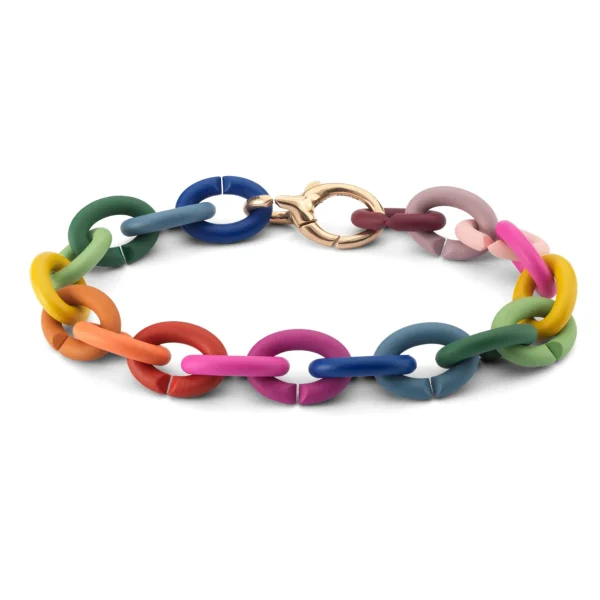 Bright Rainbow Bronze Bracelet