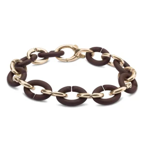 Brown Half Bronze Bracelet