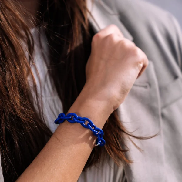 Cobalt Blue Silver Bracelet