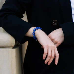 Cobalt Blue Silver Bracelet