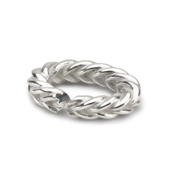 Foxtail chain, Single Silver Link