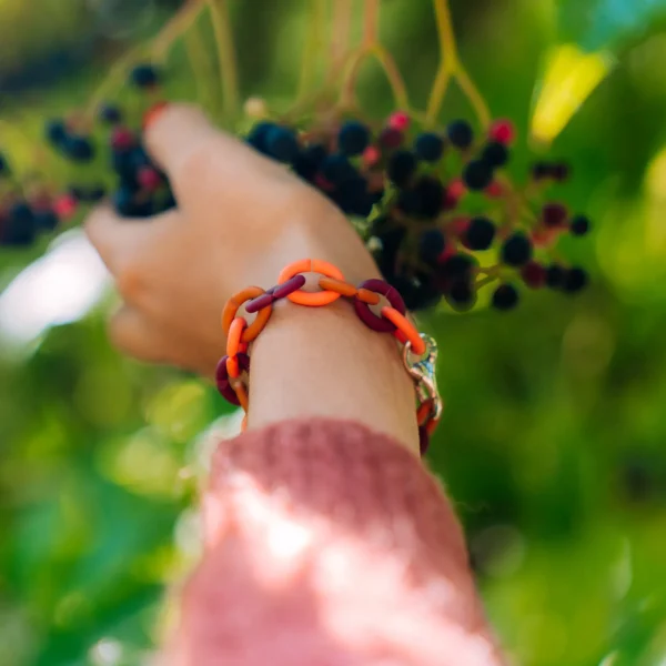 Harvest Rainbow Silver Bracelet