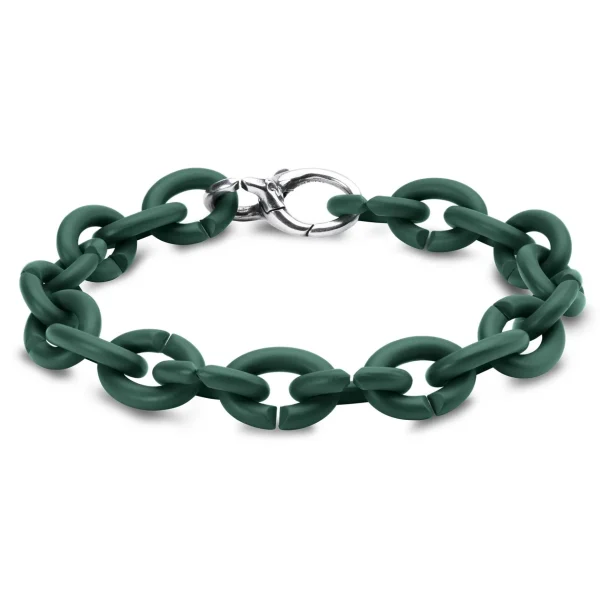 Keen Green Silver Bracelet