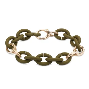 Khaki Pop Bronze Bracelet