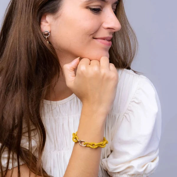 Mellow Yellow Bronze Bracelet