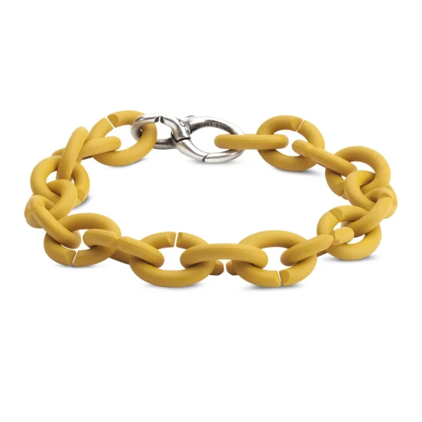 Mellow Yellow Silver Bracelet