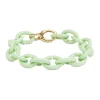 Mint Green Bronze Bracelet