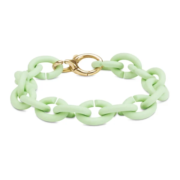 Mint Green Bronze Bracelet