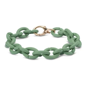 Pale Green Bronze Bracelet