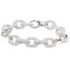 Pale Grey Pop Silver Bracelet