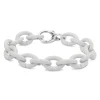 Pale Grey Silver Bracelet