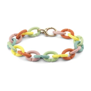 Pastel Rainbow Bronze Bracelet