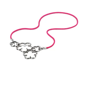 Pink Flower Cloud Necklace