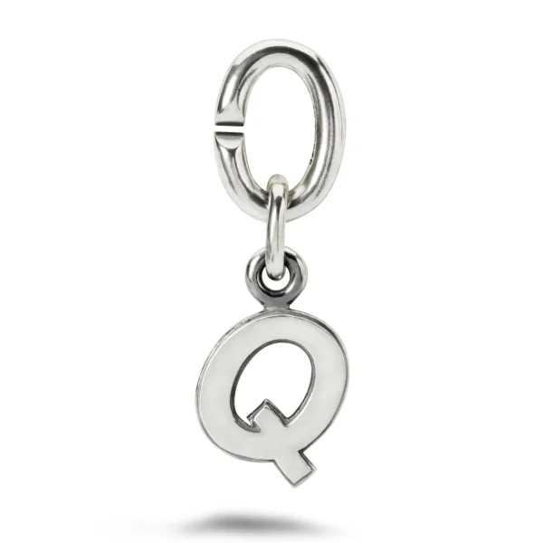 Q, Silver Link Charm