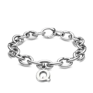 Q, Silver Link Charm