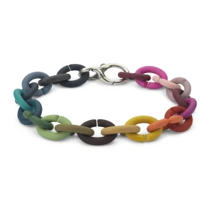 Rainbow Silver Bracelet