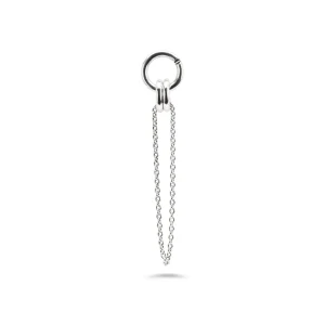 Silver Chain Earring