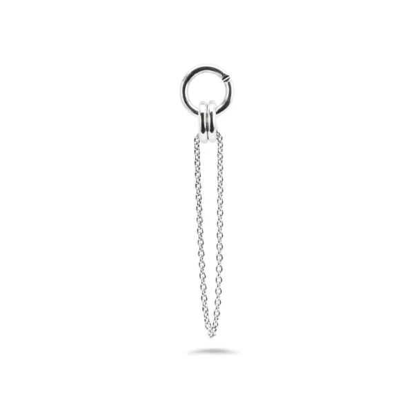 Silver Chain Earring