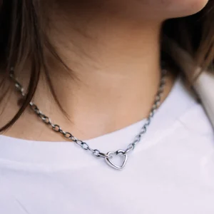 Simple Heart Chain Necklace