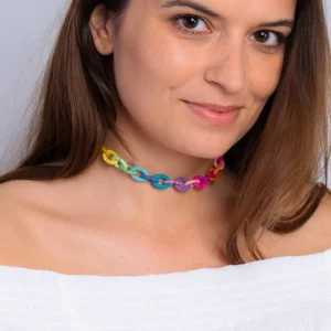 Smooth Rainbow Bronze Choker