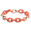 Soft Apricot Pop Bronze Bracelet