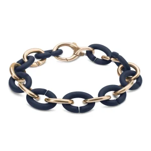 Steel Blue Half Bronze Bracelet