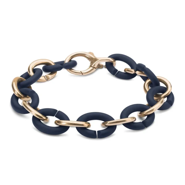 Steel Blue Half Bronze Bracelet