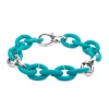 Turquoise Pop Silver Bracelet