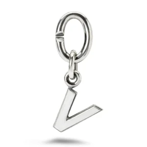 V, Silver Link Charm